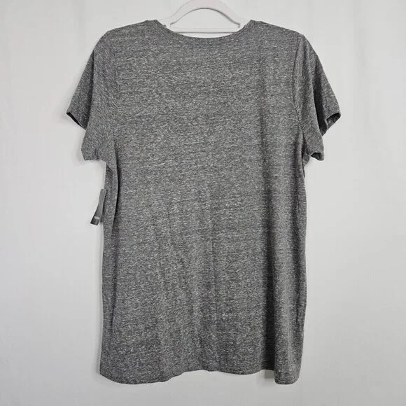 NWT TORRID T-Shirt Top GRAY size 0 L 12 Red Wine & Brews Flag Patriotic Fun Cute - Picture 6 of 6